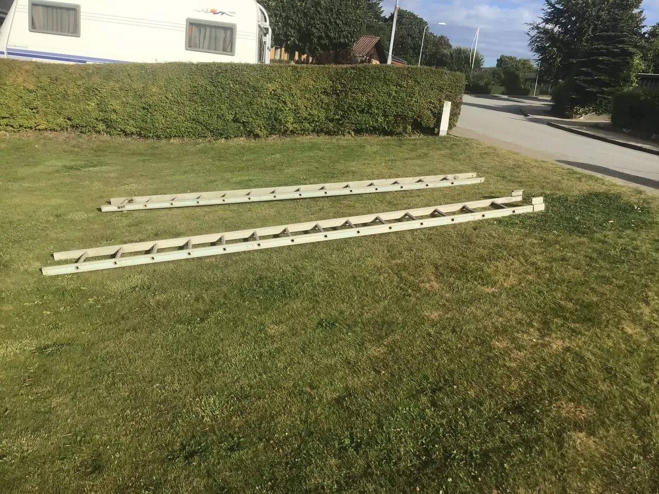 Billede 3 - Skydestige i kraftig kvalitet.