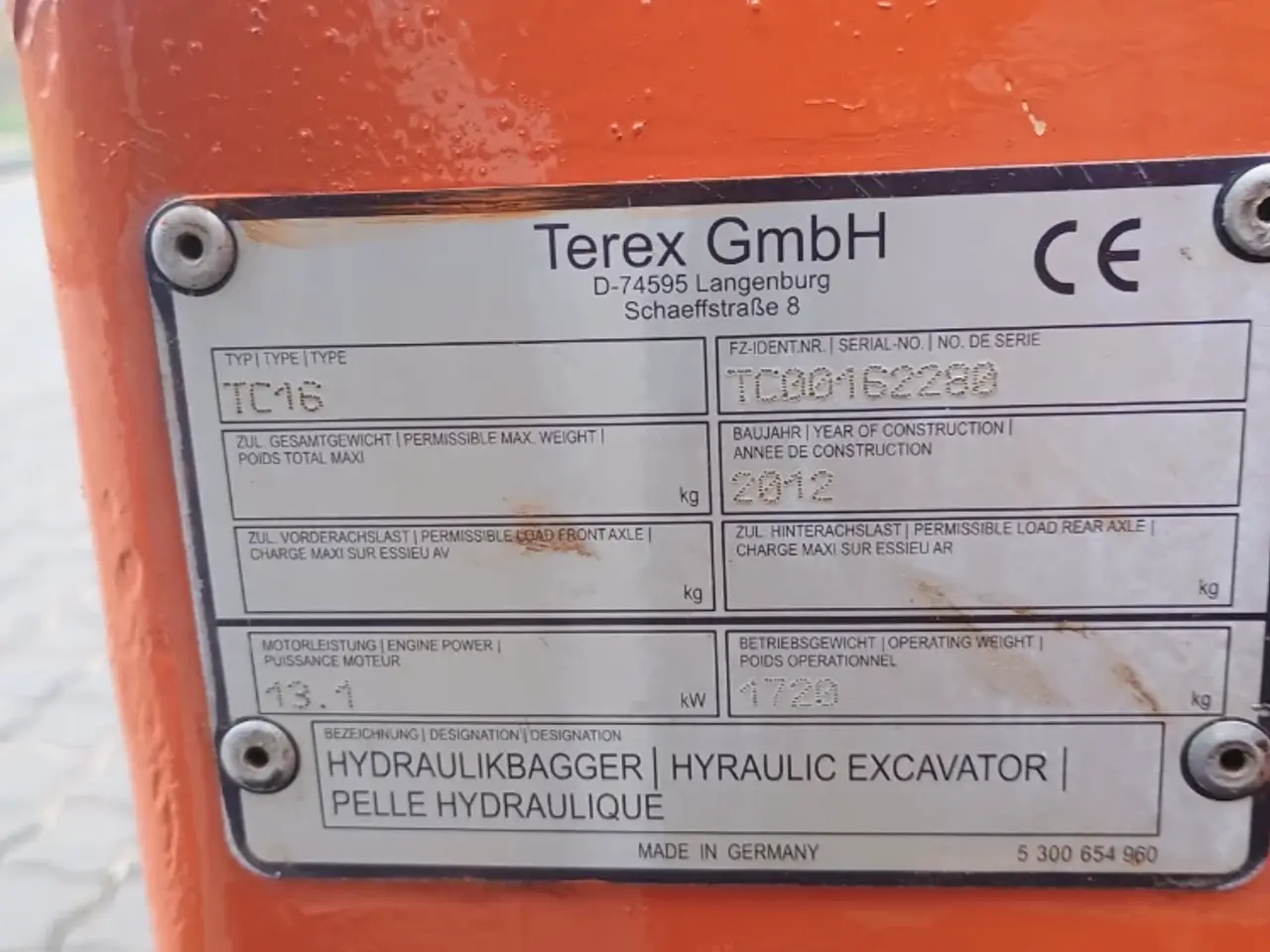 Billede 10 - TEREX TC16