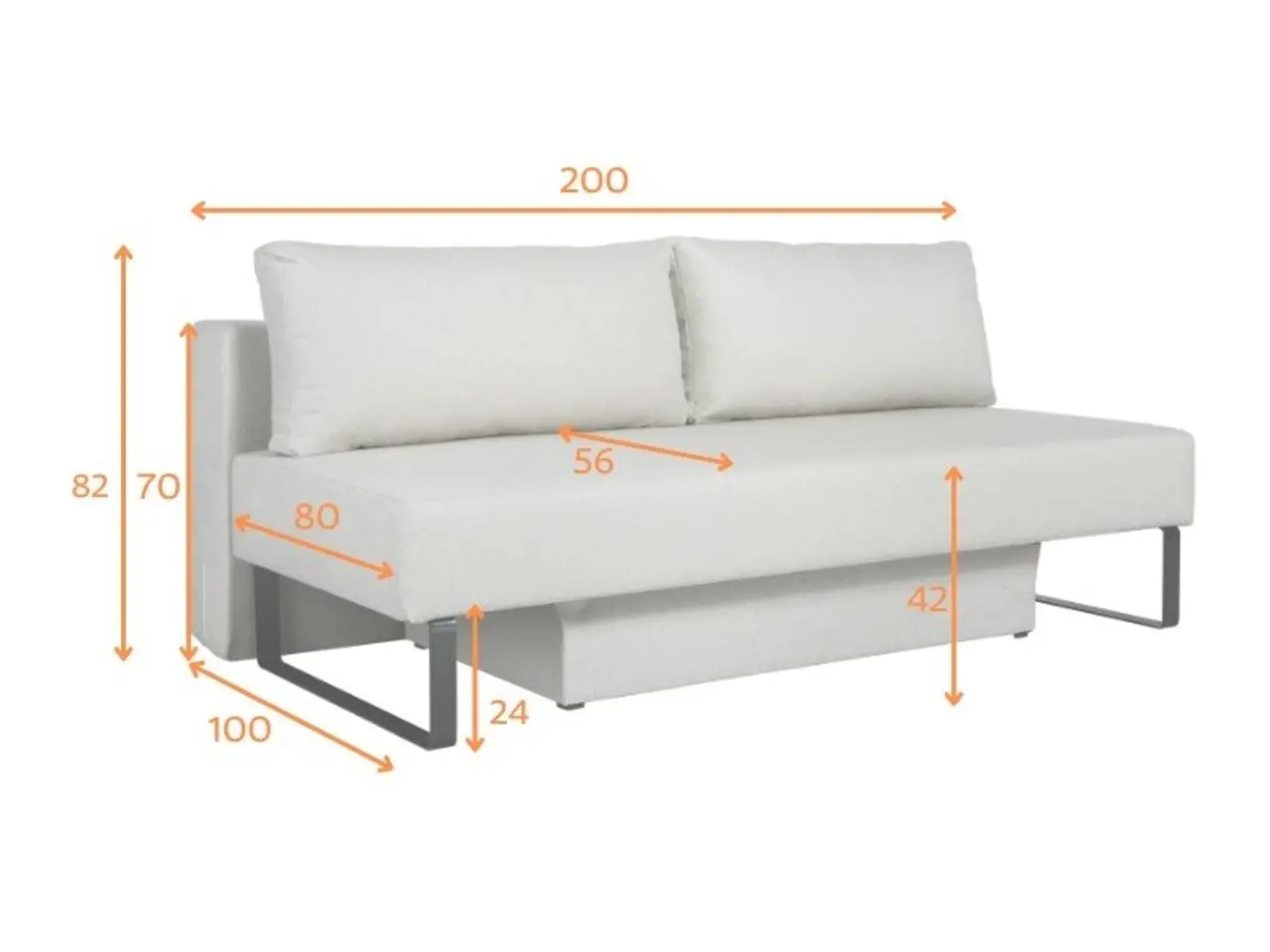 Billede 3 - SOMMER SOVESOFA 200 x 100 CM