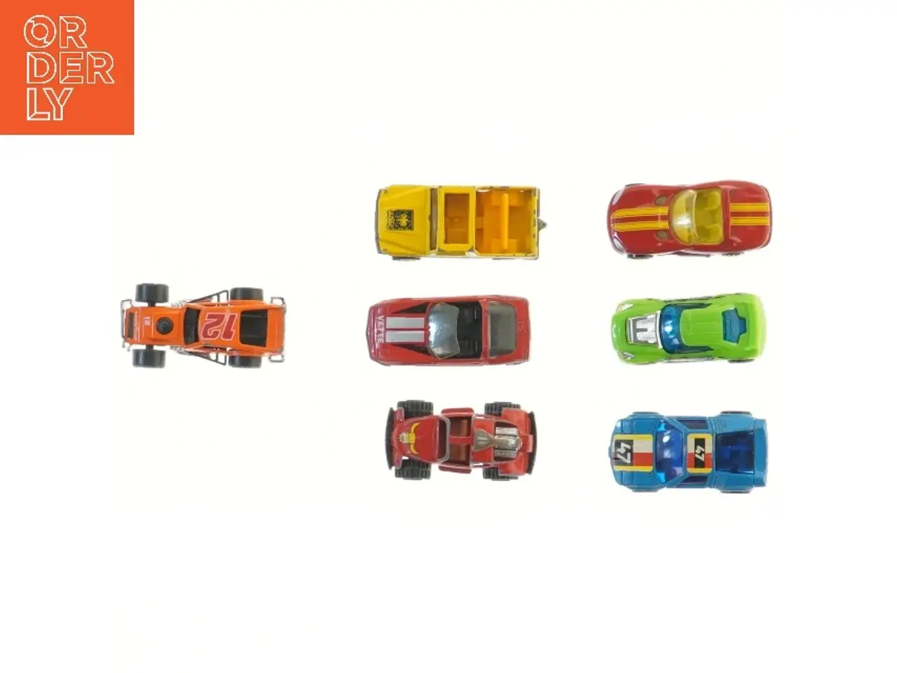 Billede 1 - Sæt med 7 miniature legetøjsbiler (str. 7 stk 8 cm)