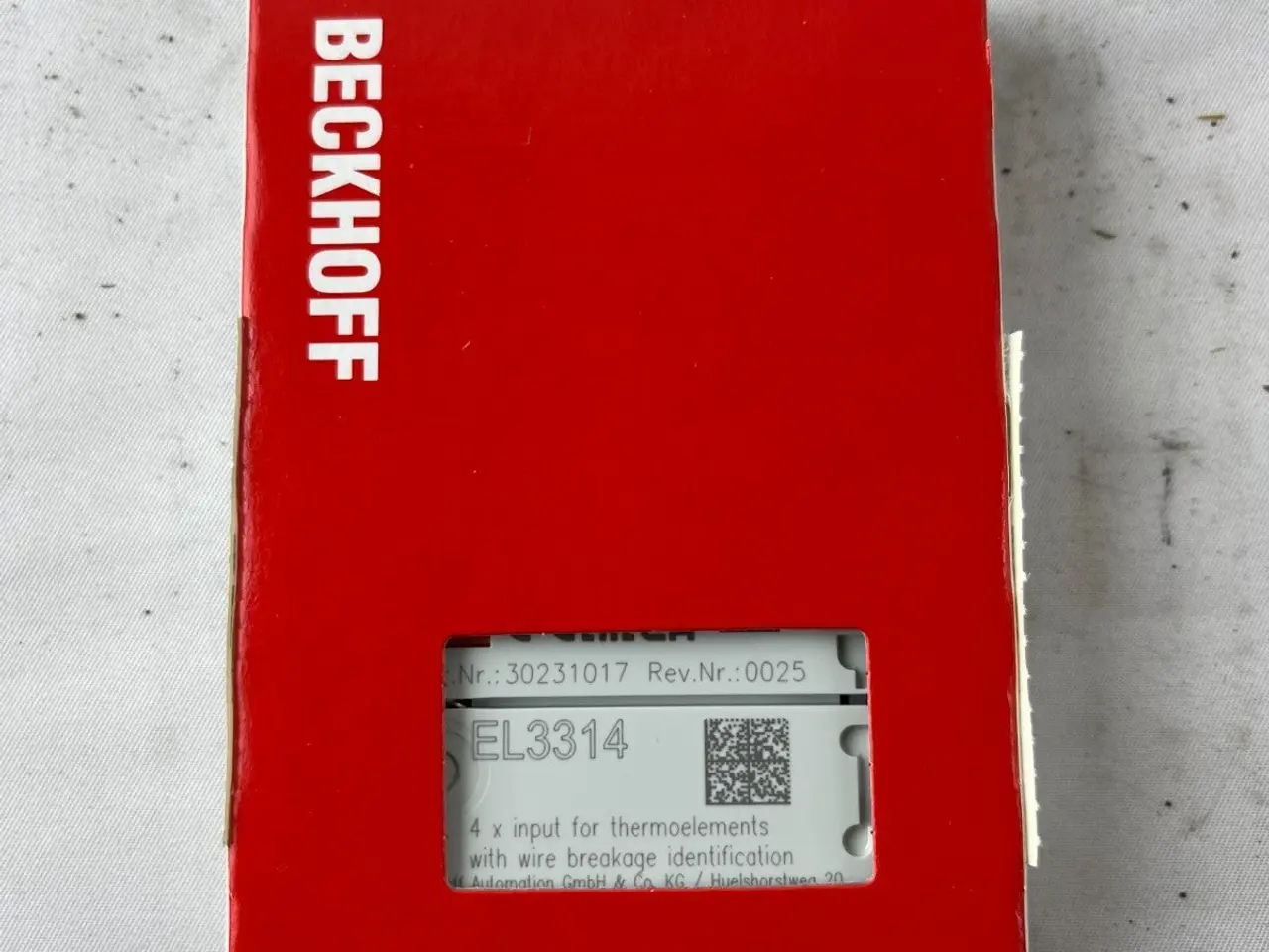 Billede 2 - Beckhoff EL3314 EtherCAT Terminal 4‑Channel Analog