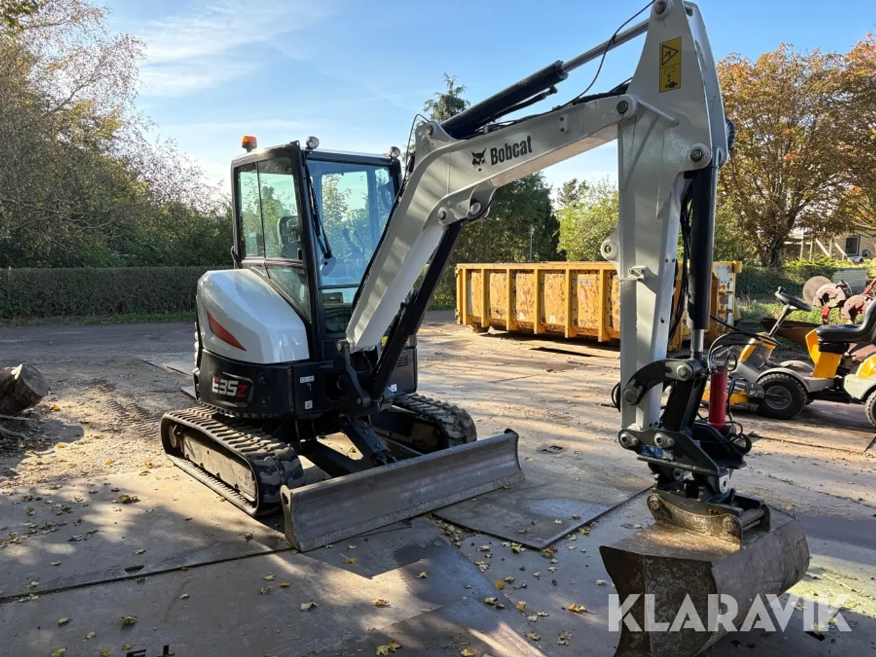 Billede 2 - Gravemaskine Bobcat E35Z med 2D gravesystem og centralsmøring