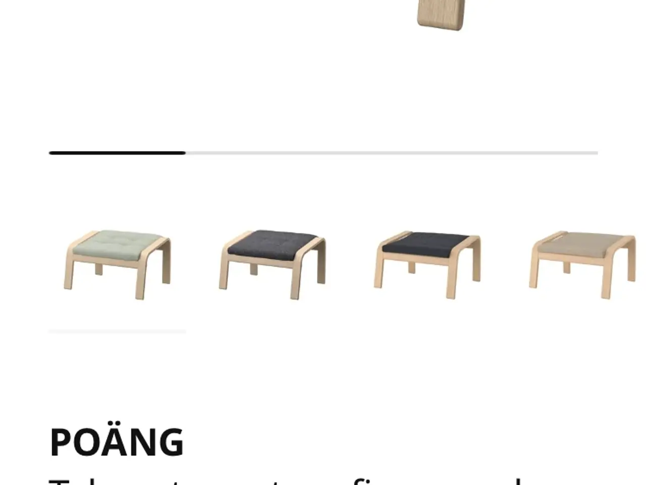 Billede 1 - Fodskammel fra Ikea