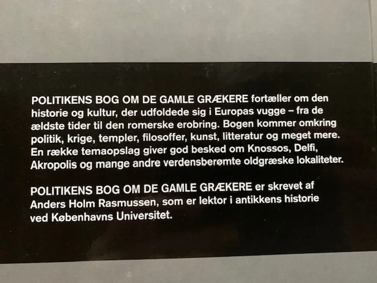 Billede 2 - Politikens bog om De Gamle Grækere, Anders Holm Ra