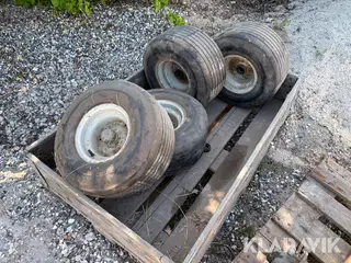 Dæk med fælge Trelleborg til havetraktor, 4 Styk