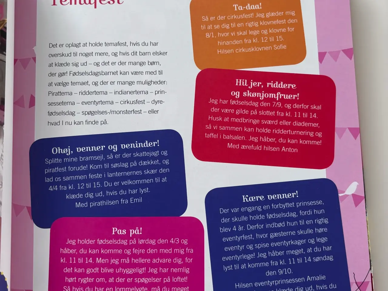 Billede 4 - Gyldendals bog om børnefødselsdage