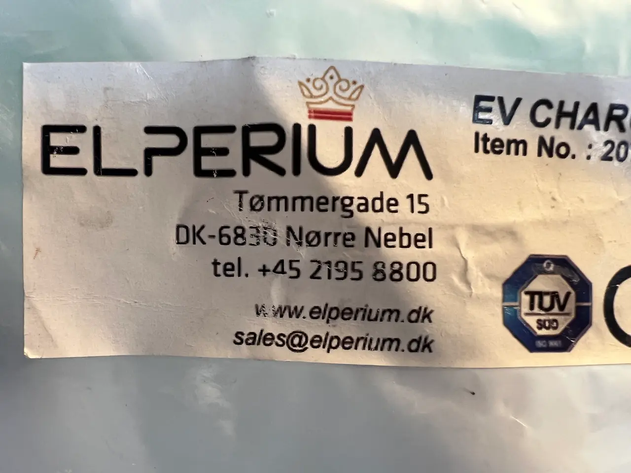 Billede 4 - NYT Ladekabel m/Stik T2-T2 16A 1 fase.