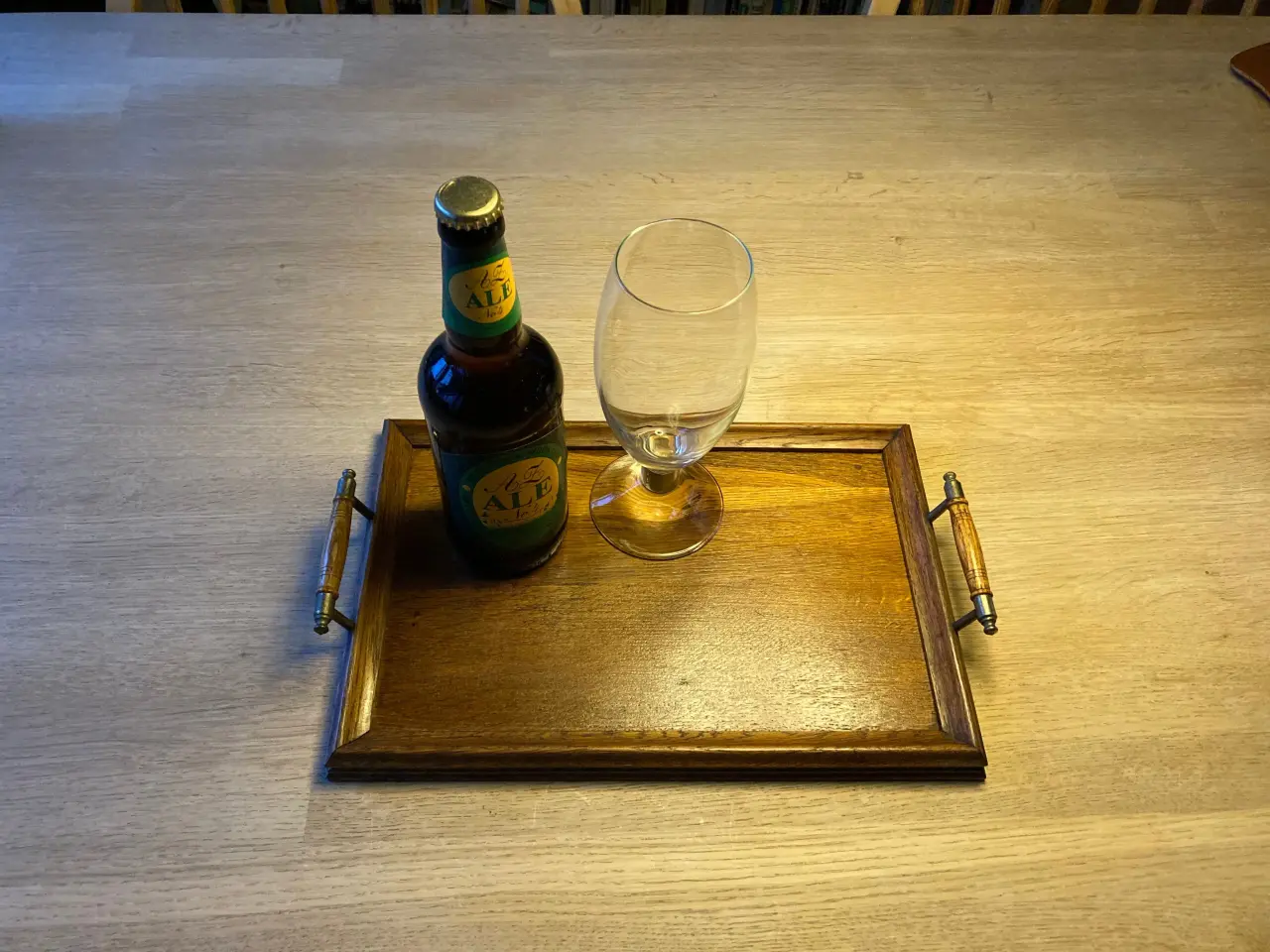 Billede 1 - Antik serveringsbakke