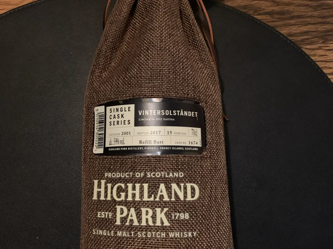 Billede 1 - Highland Park Vinterholtsrød single malt whisky