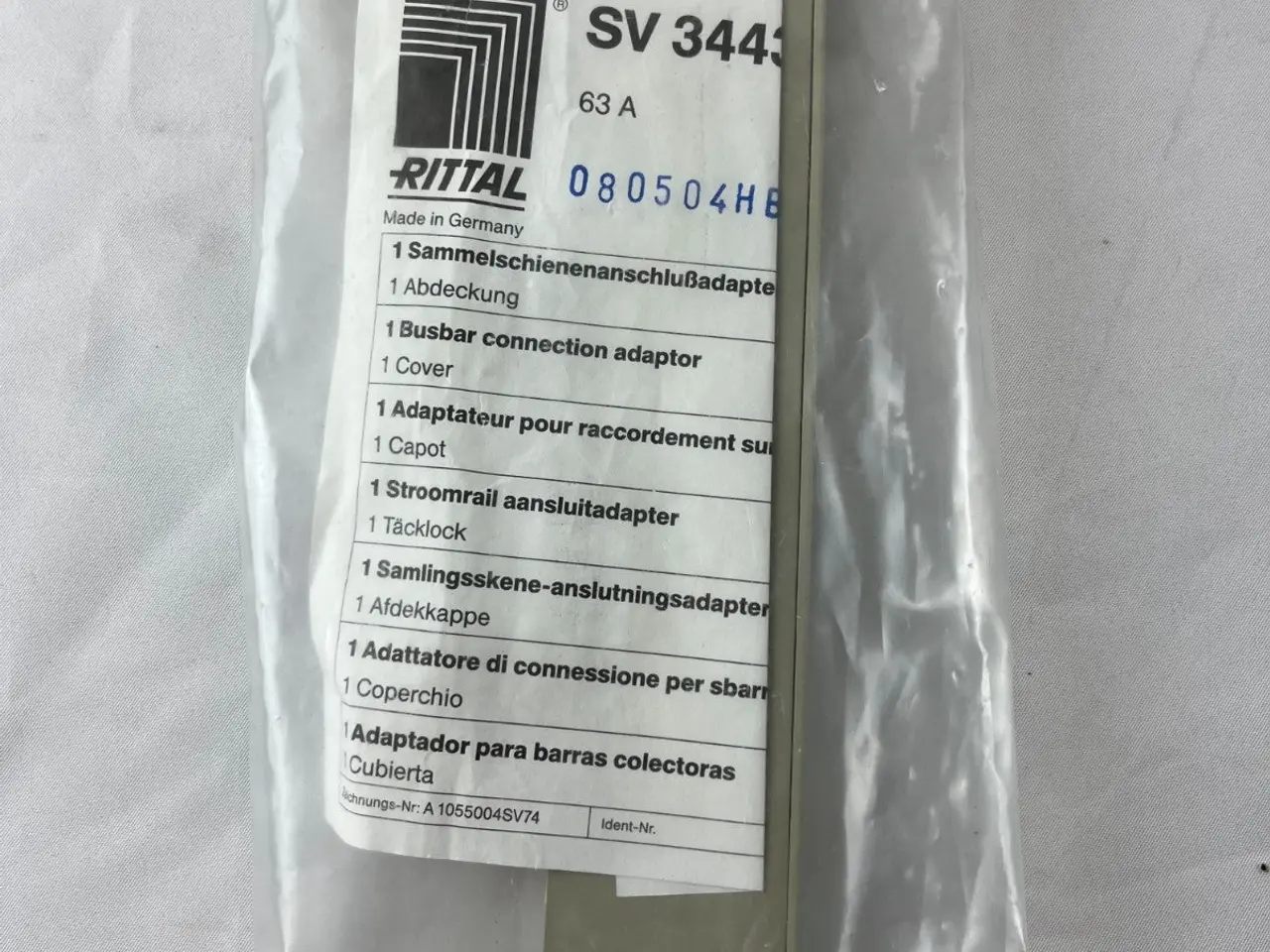 Billede 2 - Rittal SV 3445 Busbar Connection Adaptor Cover 63A