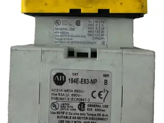 Allen Bradley 194E-E40-1753 Rotary Isolator 40A