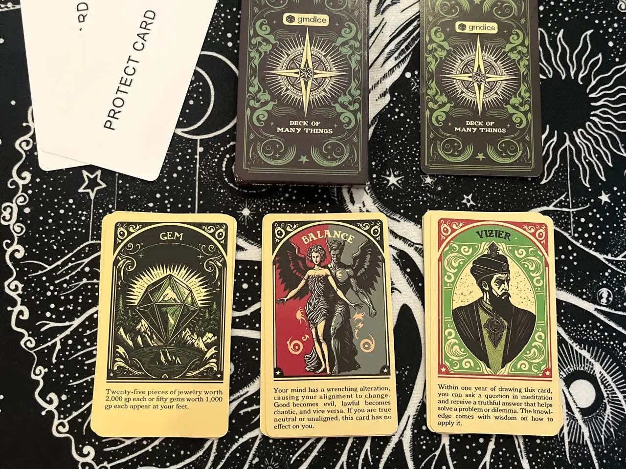 Billede 1 - GMDice Deck of Many Things kortspil til rollespil