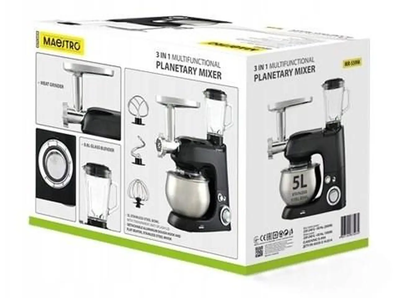 Billede 5 - Køkkenmaskine Maestro MR-559-M 3-i-1 - sort