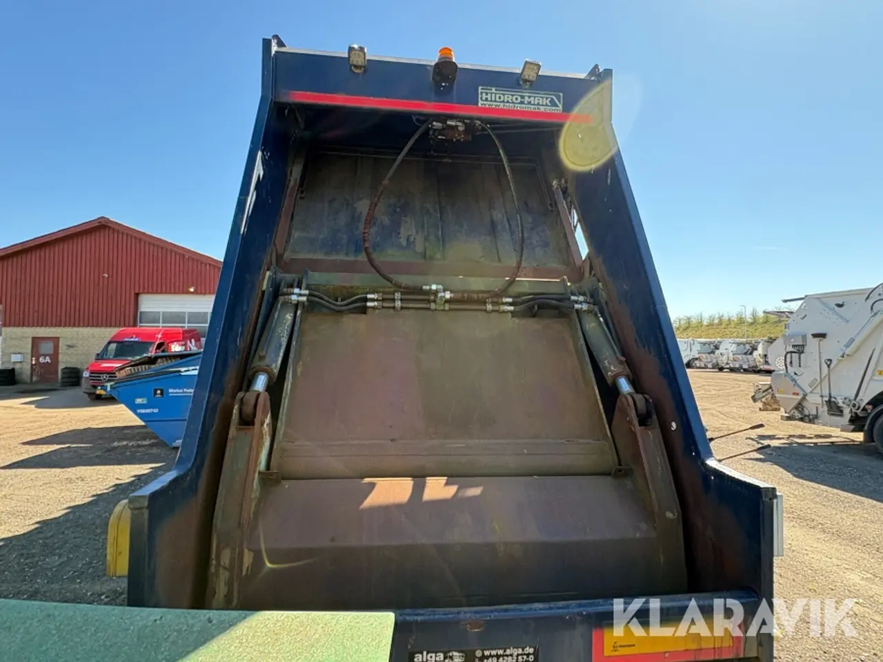Billede 3 - Trailer Yalcin Platform Semi trail med komprimator