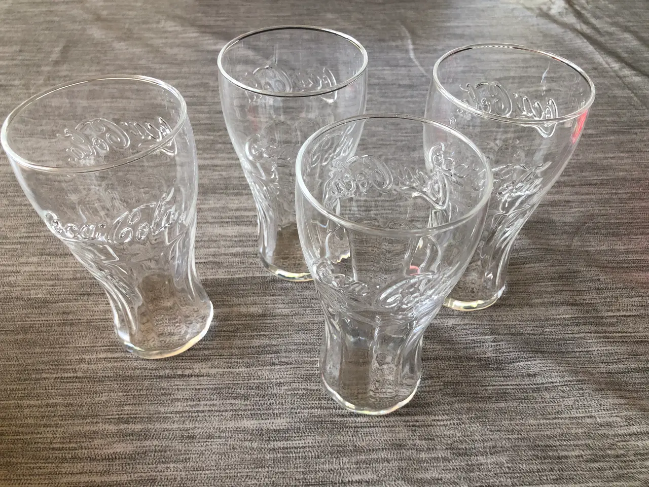 Billede 1 - Coca Cola glas - gennemsigtige - 4 stk.