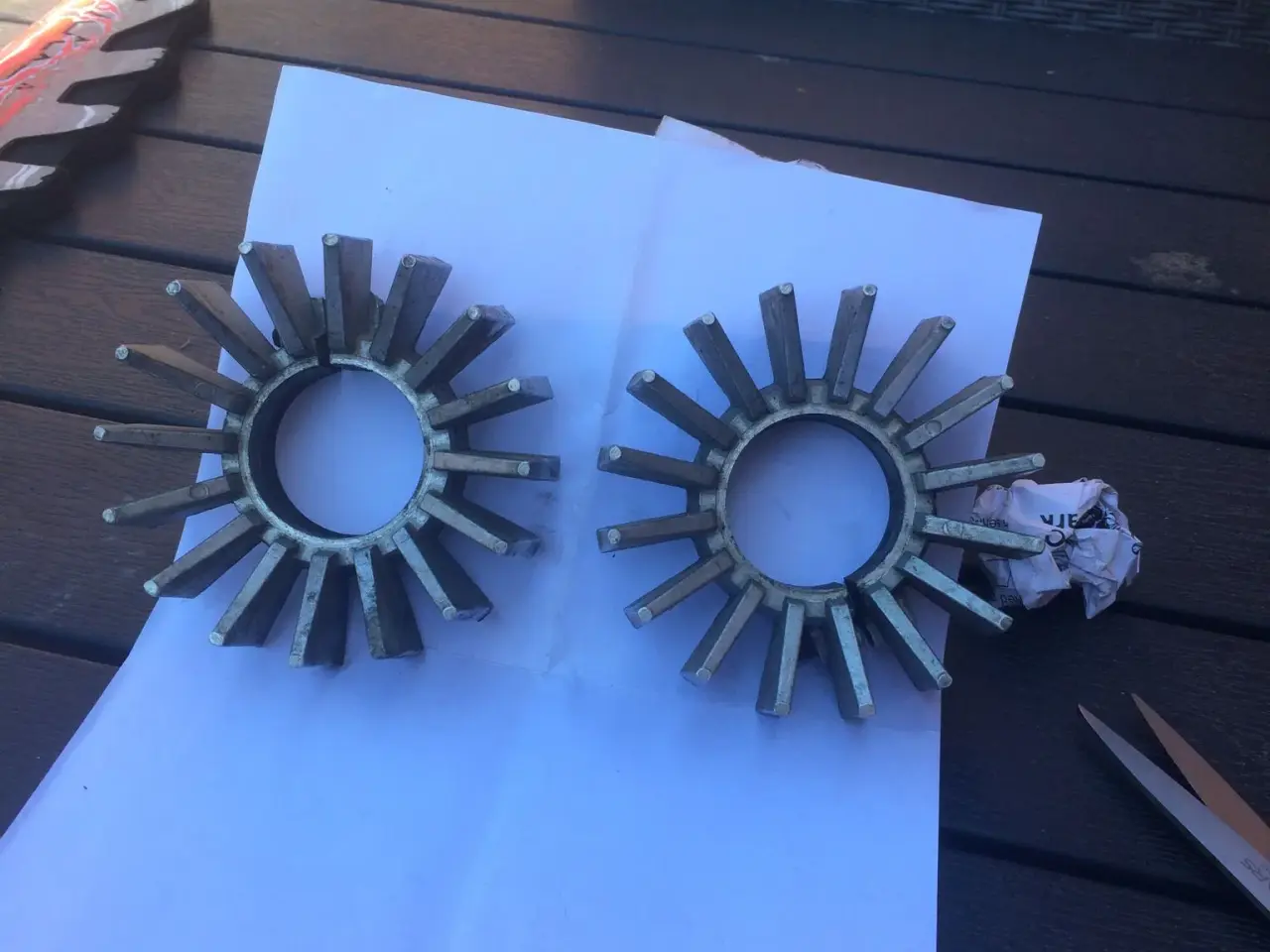 Billede 3 - Triumph pipes/forrør 1 3/4"og alu clamps