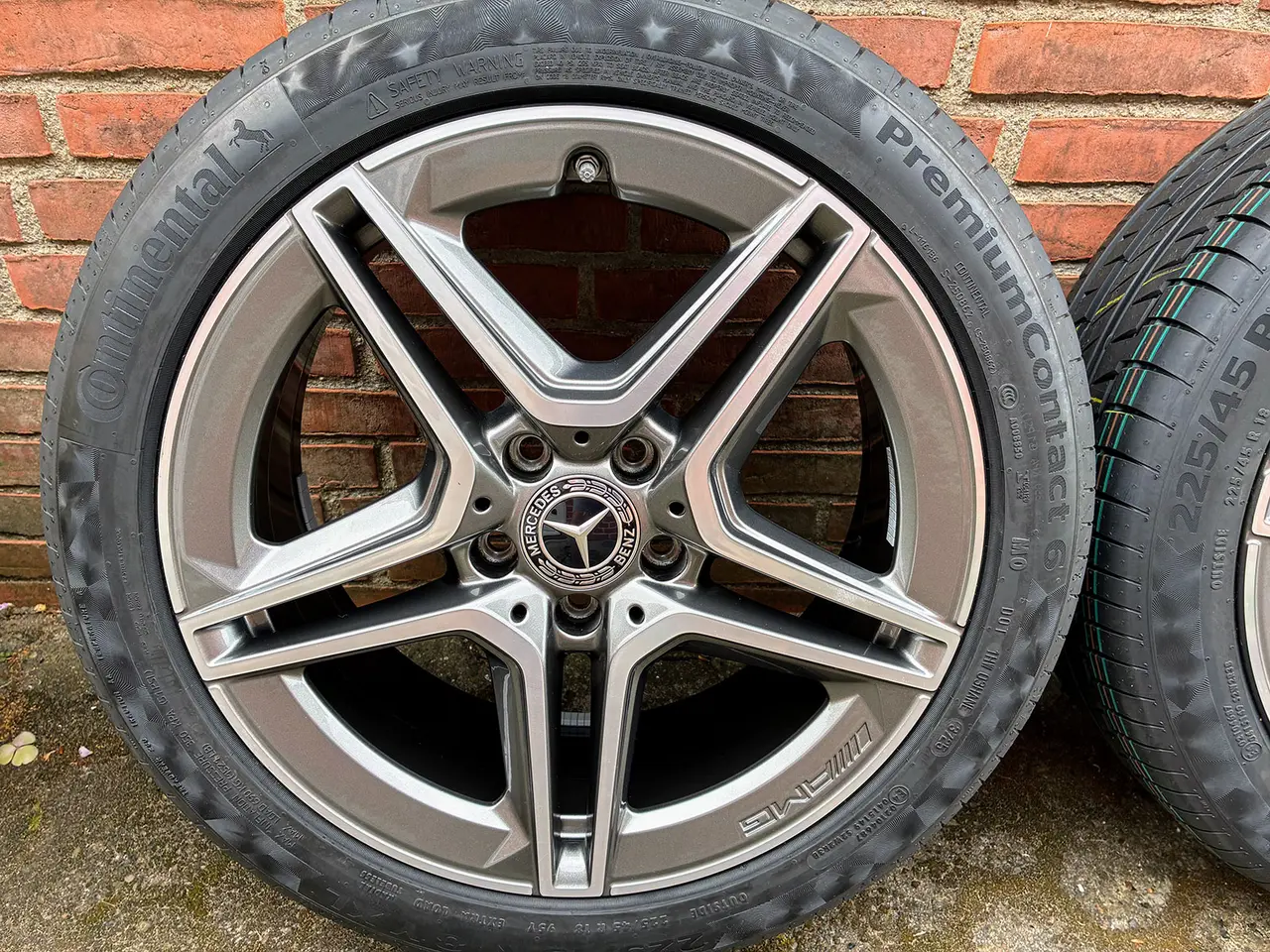 Billede 5 - Mercedes-Benz 18" AMG aluhjul med nye Continental