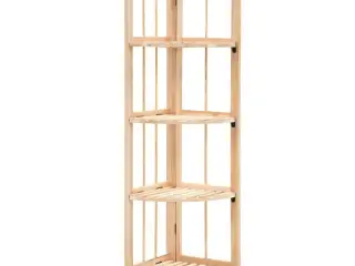 Hjørnereol 27x27x110 cm cedertræ