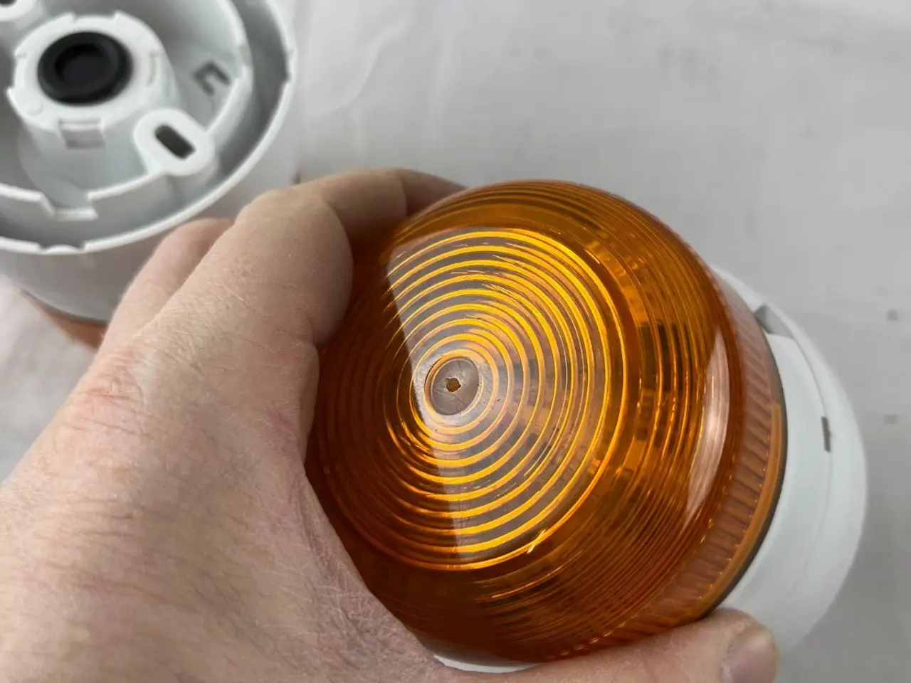 Billede 7 - 2x Amber Warning Beacon Light Surface Mount 24V