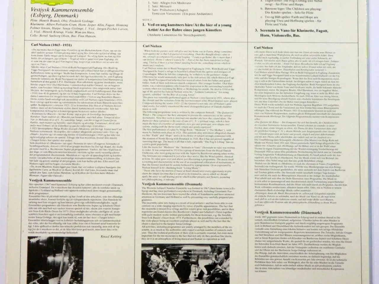Billede 2 - Carl Nielsen - Kammermusik, Deutsche Grammophon