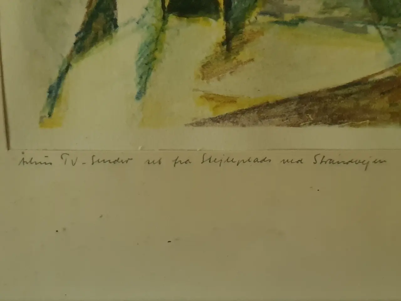 Billede 3 - Emil Gregersen – signeret originalt farvelitografi