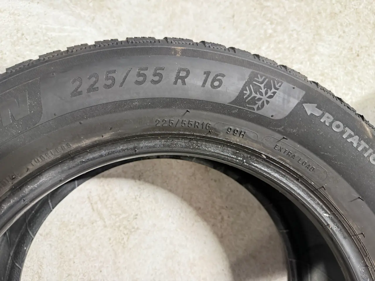 Billede 5 - 4 brugte Michelin alpin 6 225/55 16