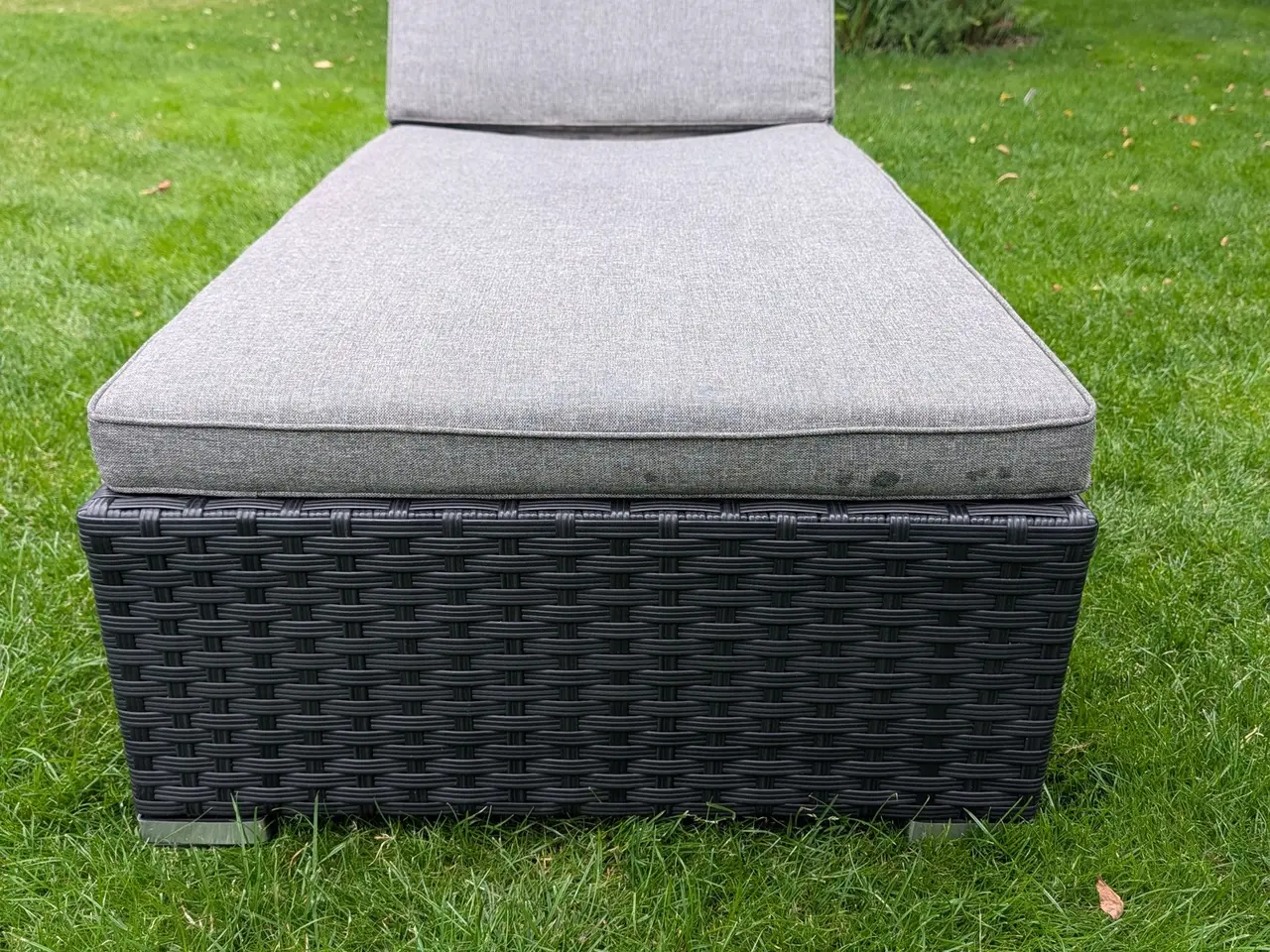 Billede 2 - William solseng i sort polyrattan inkl. hynde