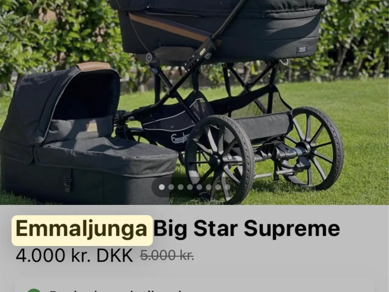 Billede 10 - Emmaljunga Big star supreme vogn