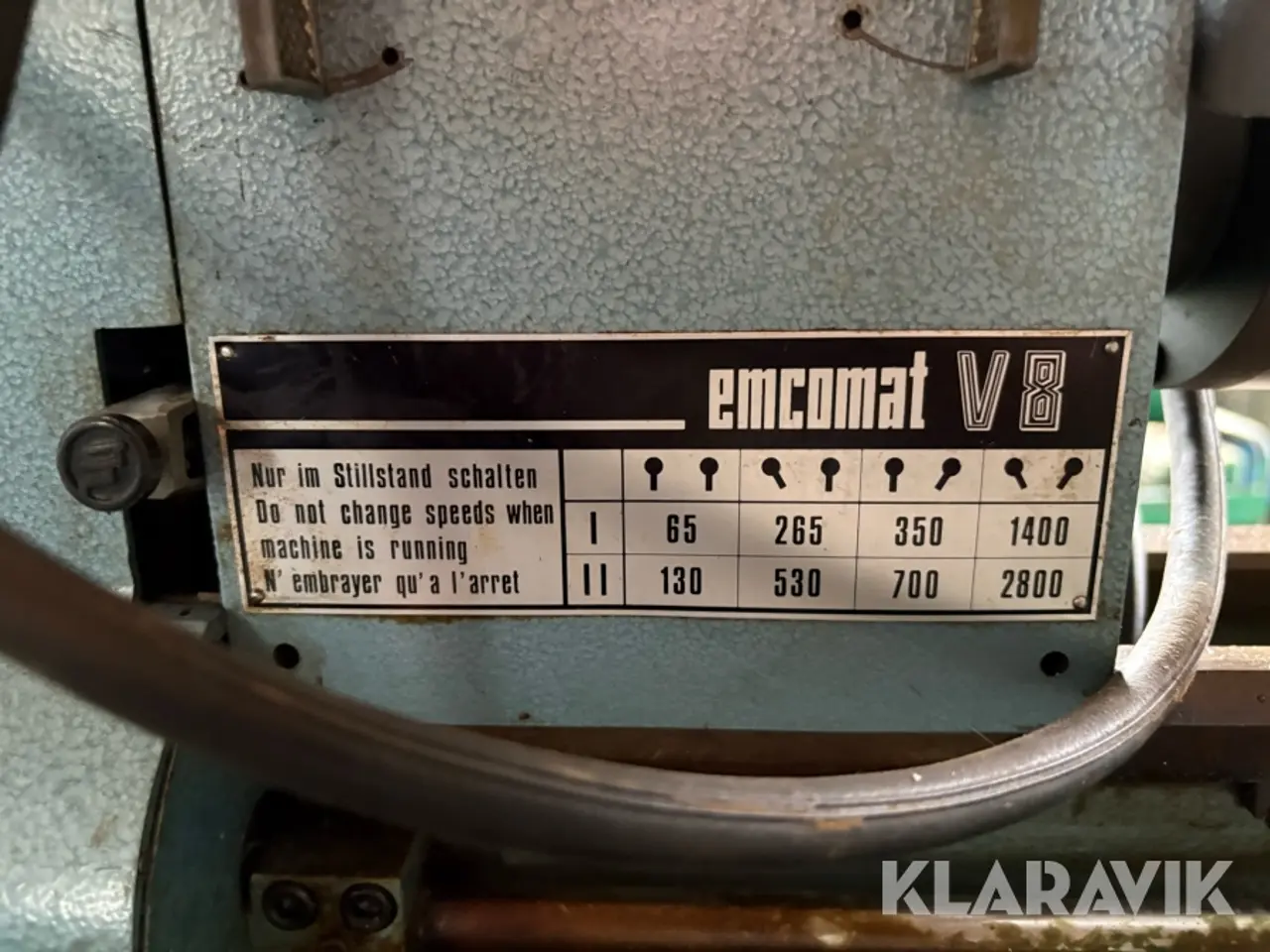 Billede 10 - Drejebænk Emco Emcomat V8