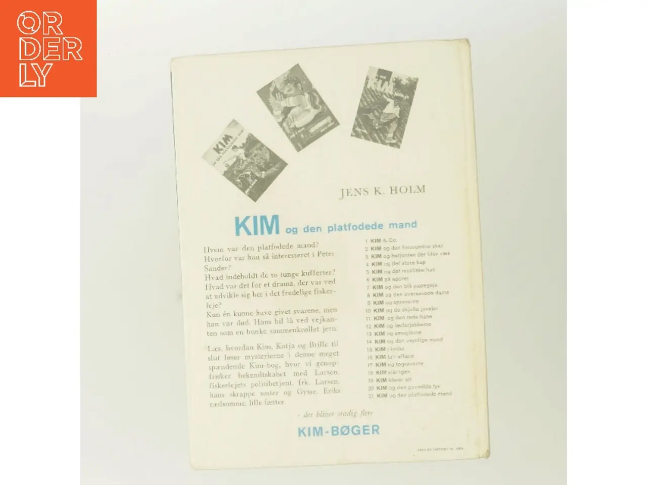 Billede 3 - Kim og den platfodede mand af Jens K. Holm (Bog)