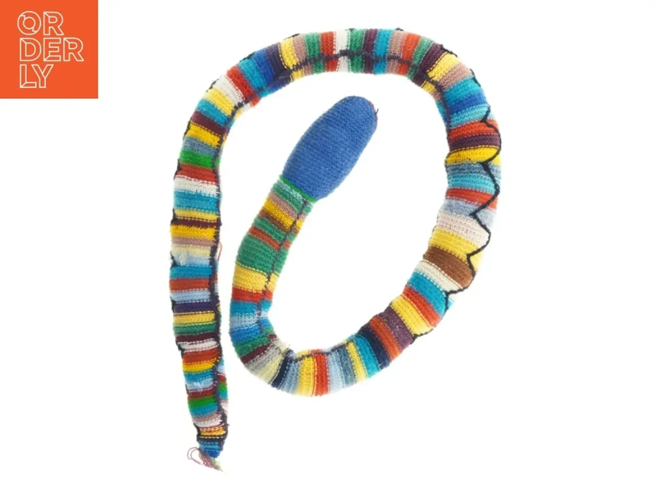 Billede 2 - Håndstrikket multifarvet hundeseng (str. 186 cm)