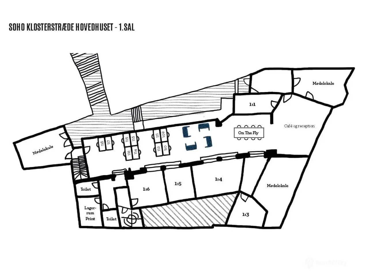 Billede 11 - Kontorer, mødelokaler og Co-working i Indre By