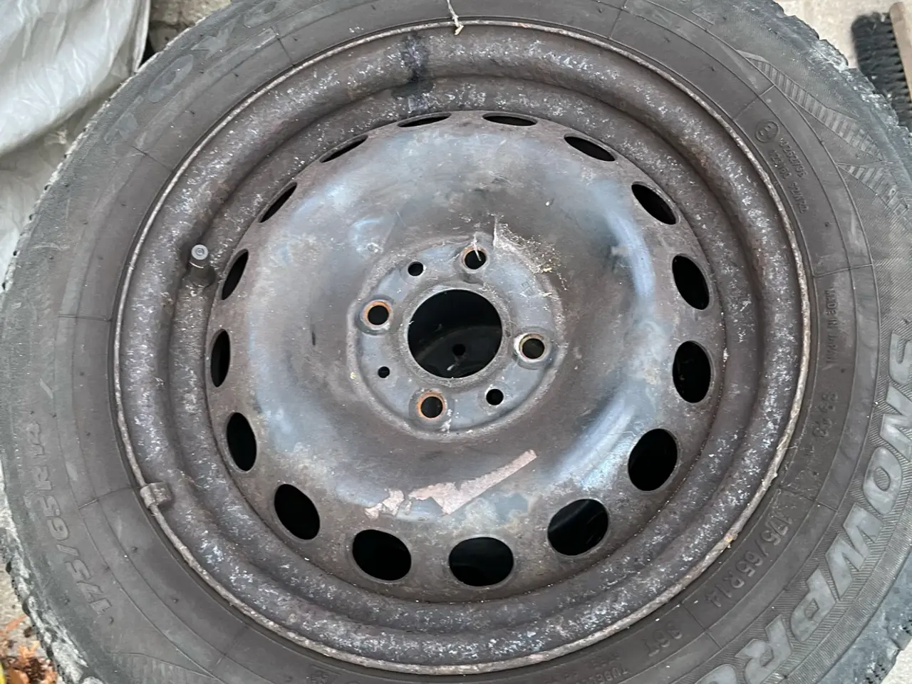 Billede 2 - Vinterhjul Fiat 500