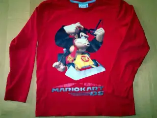 Nintendo DS Mario kart bluse.Str 128/134