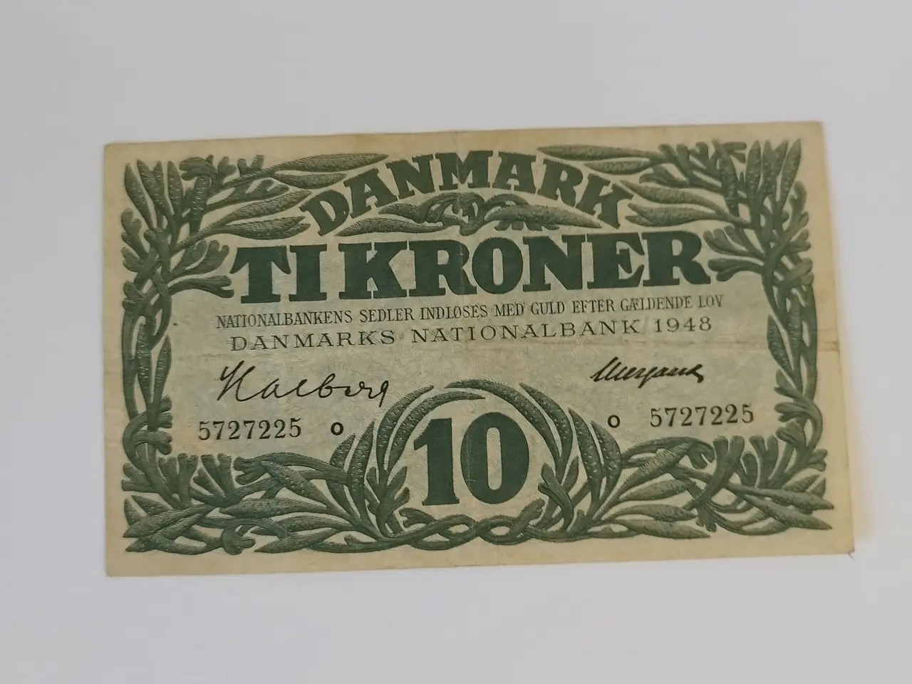 Billede 1 - Ti Kroner. 1948. - o 5727225