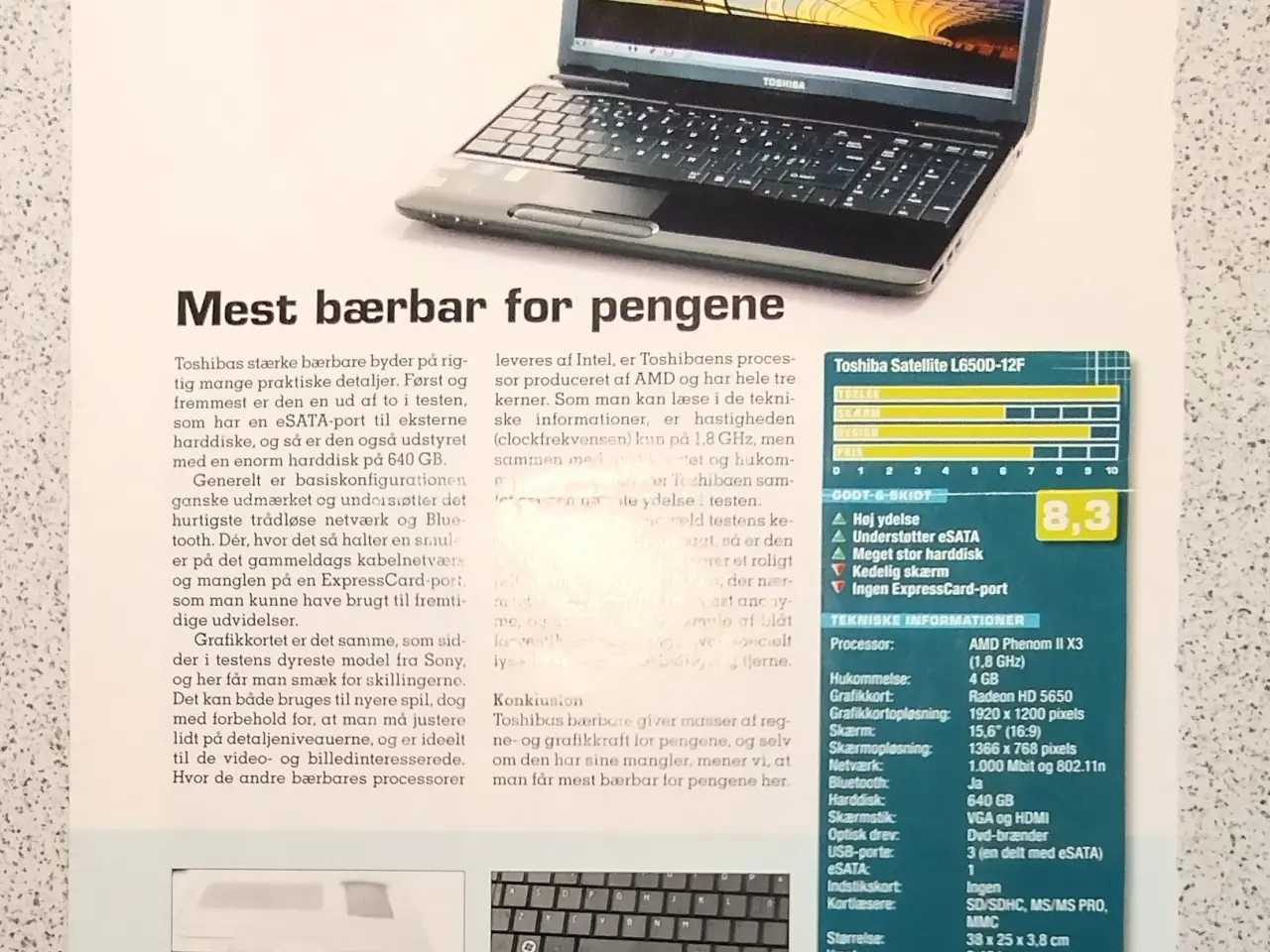Billede 5 - Satellite P 300 Notebook
