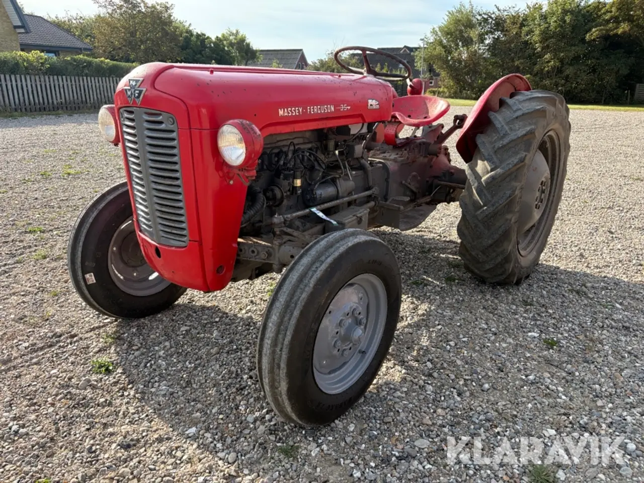Billede 1 - Veterantraktor Massey Ferguson 35