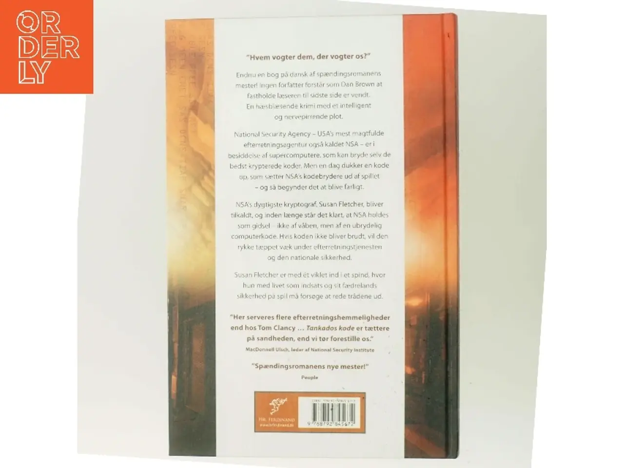 Billede 3 - Tankados Kode af Dan Brown (Bog)