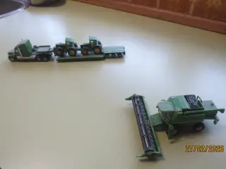 1 stk John Deere Blokvogn med John Deere traktor