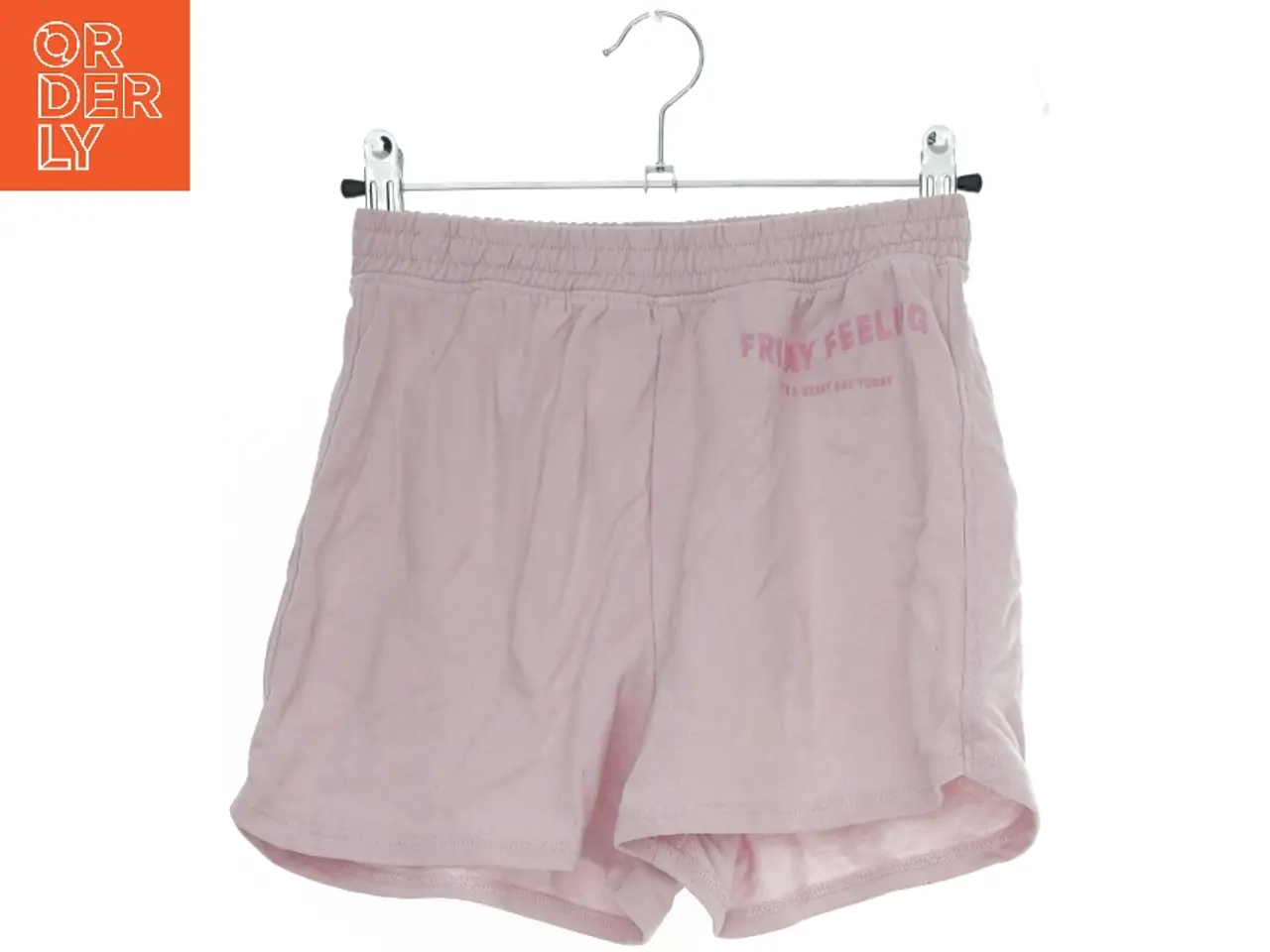 Billede 1 - Lyserøde shorts med tekst fra H&M (str. 152)