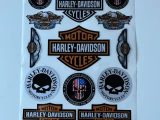 Stickers/klistermærker med Harley-Davidson