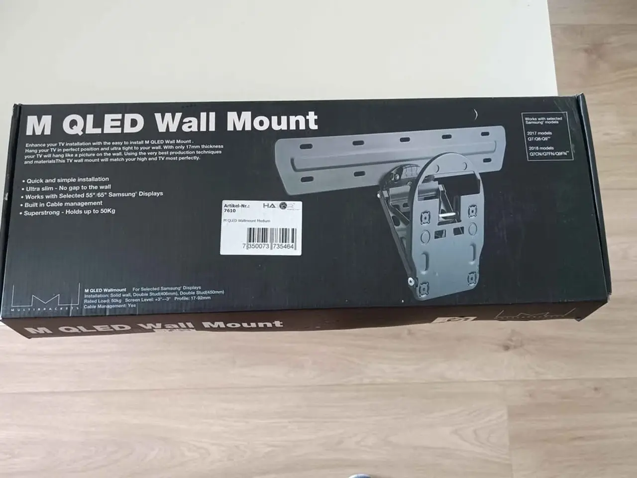 Billede 1 - Vægbeslag til Samsung QLED Series 7, 8 eller 9