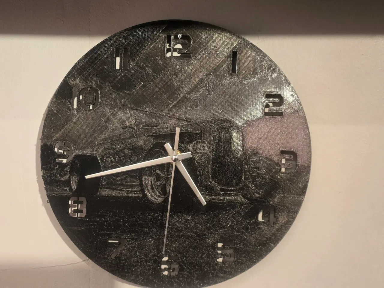 Billede 3 - 3D Print af US Hotrod på en Urskive