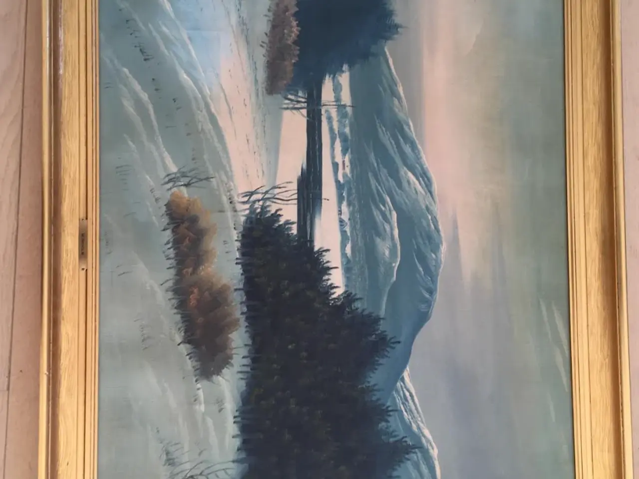 Billede 1 - Oliemaleri af Munkholm – 58×78 cm  