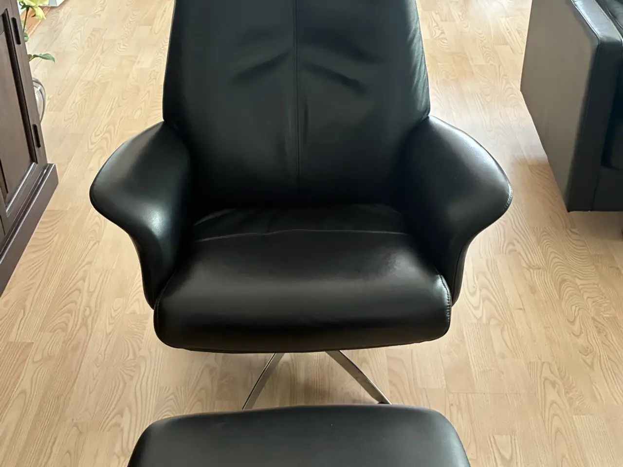 Billede 5 - Lædersofa med chaiselong 