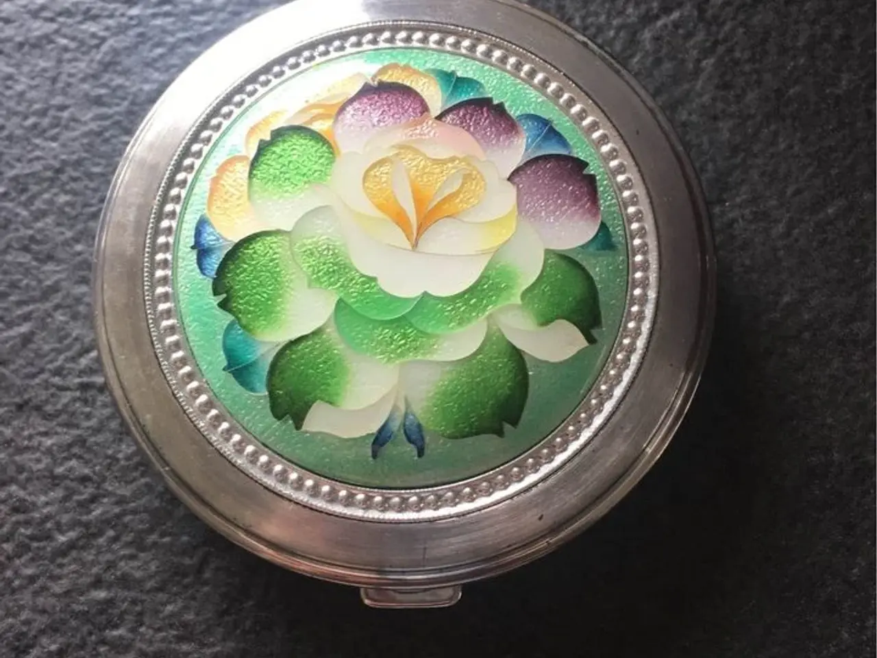 Billede 1 - Vintage Japansk pudderdåse