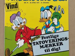 Anders And fra 1975 med tatoveringsmærker