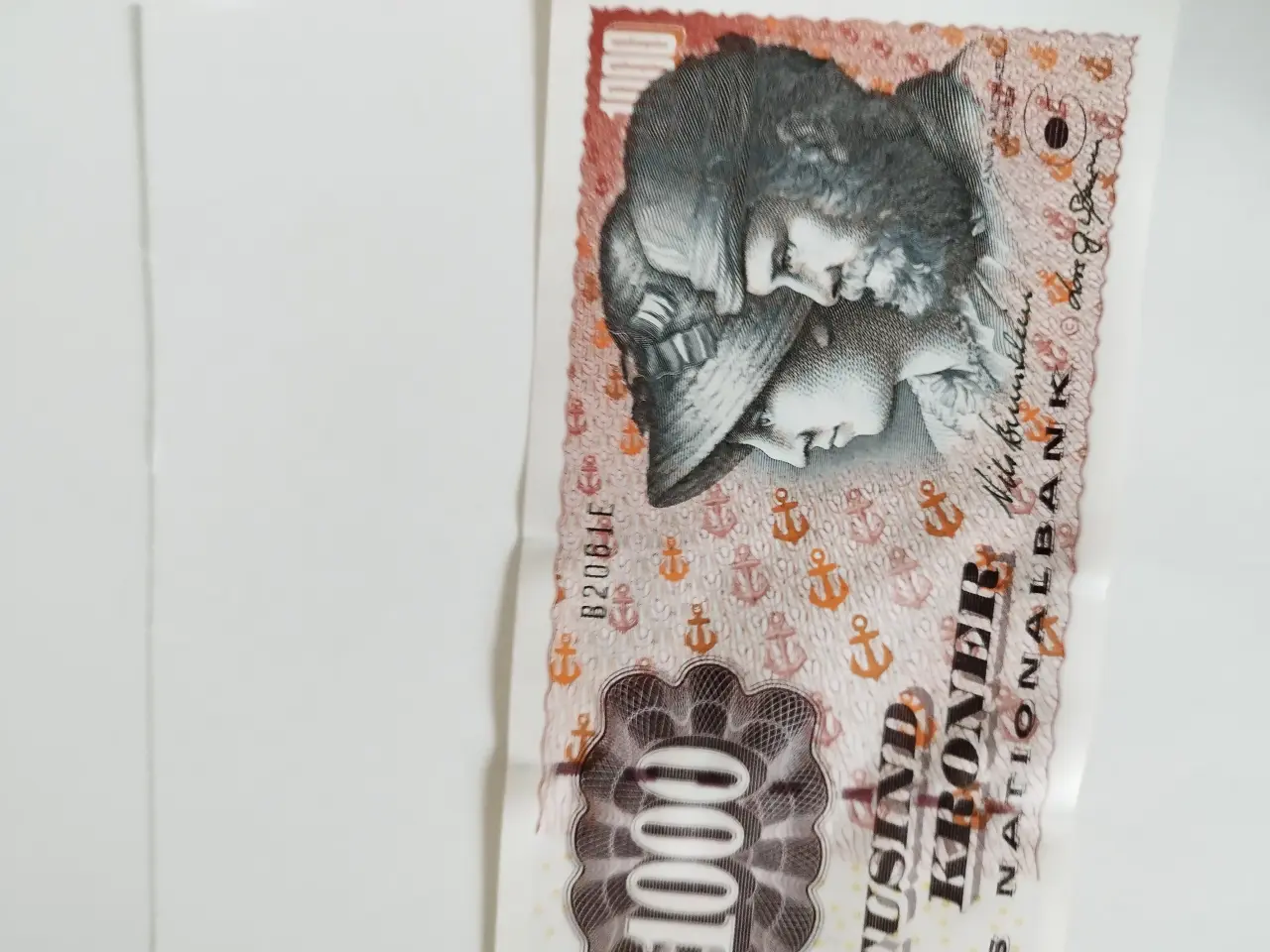 Billede 1 - 1000 Kroner 2006. Bankfrisk 