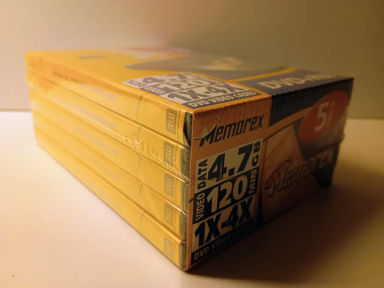 Billede 1 - 5 stk. Memorex DVD+RW (genskrivbare DVD'er)