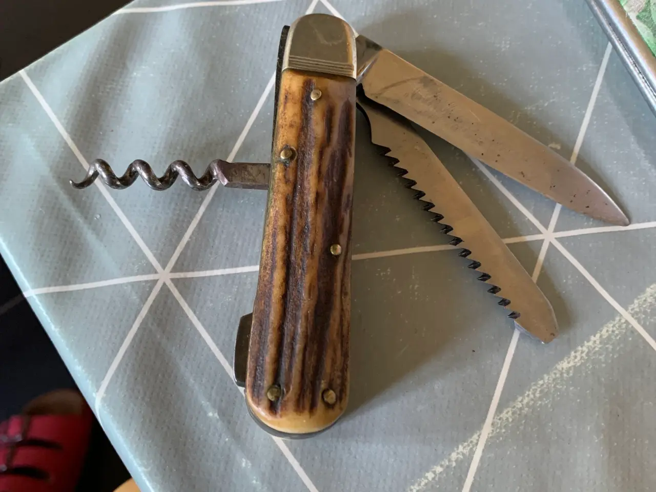 Billede 3 - Jagtkniv med blad i rustfri stål